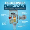 Toto ECOPOWER Touchless 1.6 GPF Toilet Flush Valve with 24 In. Vacuum Breaker Set Polished Chrome TET1GB32#CP